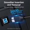 Vention USB-A 3.0/M -> USB-B/M, (PVC,fekete), 3m, kábel