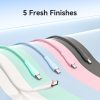 Vention USB-C 2.0/M -> 2*USB-C/M, (5A,szilikon,pink), 1,5m, kábel