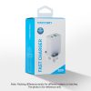 Vention TÖLTŐ USB-A+C (2port, 18W/20W,fehér, UK csatlakozó)