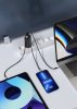 Vention USB-C+C+A (65W/30W/30W, 3-portos, fekete), töltő