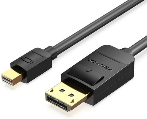 Vention mini Displayport -> Displayport, (fekete), 1,5m, kábel
