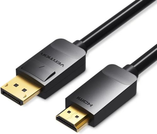 Vention Displayport -> HDMI, (fekete), 3m, kábel
