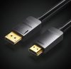 Vention Displayport -> HDMI, (fekete), 3m, kábel