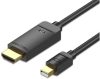 Vention mini Displayport 4K -> HDMI, (fekete), 2m, kábel