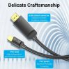 Vention mini Displayport 4K -> HDMI, (fekete), 2m, kábel