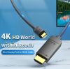 Vention mini Displayport 4K -> HDMI, (fekete), 3m, kábel