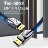 Vention Displayport/M -> Displayport/M (fekete), 3m, kábel
