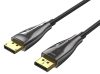 Vention Displayport/M -> Displayport/M (8K, optikai, fekete), 5m, kábel