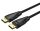 Vention Displayport/M -> Displayport/M (Szövet, fekete), 2m, kábel