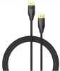 Vention Displayport/M -> Displayport/M (Szövet, fekete), 2m, kábel