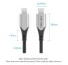 Vention USB-C 3.1/M -> USB-C 3.1/M, (szövet, szürke), 1m, kábel