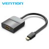 Vention USB-C -> HDMI (fekete, ABS type), 0,15m, Adapter