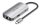 Vention USB-C -> USB3.0x3/RJ45/PD (0,15m Szürke Aluminum Ötvözet), Hub