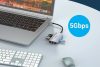 Vention USB-C -> USB3.0x3/RJ45/PD (0,15m Szürke Aluminum Ötvözet), Hub
