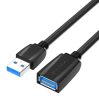 Vention USB 3.0, (hosszabbító, fekete), 3m, kábel