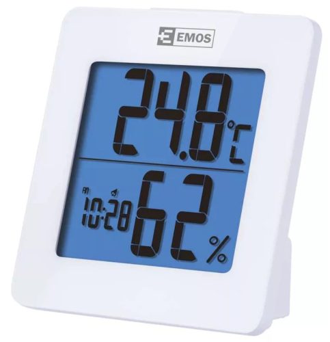 EMOS E0114 Hő- és nedvességmérő, ébresztő funkcióval