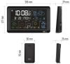 Emos E8610 GoSmart okos időjárás állomás, vezeték nélküli érzékelő, naptár, színes LCD, ébresztő, szundi, Wi-Fi