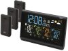Emos E8614 időjárás állomás, vezeték nélküli érzékelő, naptár, színes LCD, ébresztő, szundi, fekete