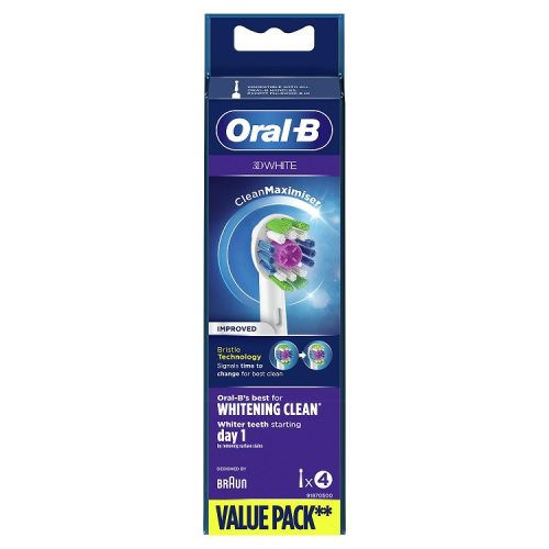 Oral-B EB18-4 3D White elektromos fogkefefej, pótfej 4db-os