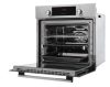 Amica EB7541H FINE beépíthető multifunkciós elektromos sütő, 65liter, gőztisztítás, 3.1kW, 10program, inox/fekete