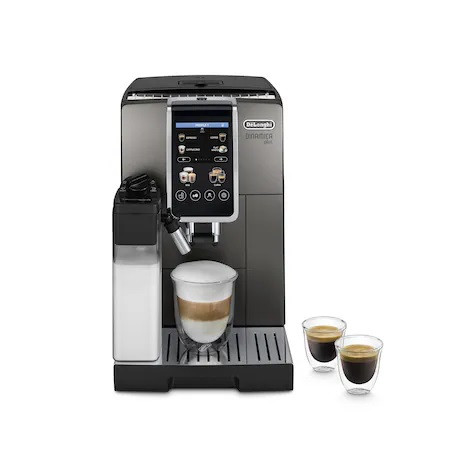 DeLonghi ECAM 380.95.TB Dinamica Plus automata kávéfőző, 1450Watt, 15bar, fekete-titán