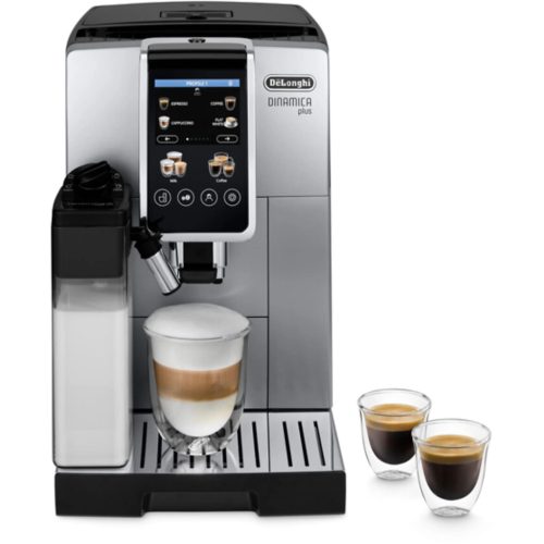 Delonghi ECAM380.85.SB Dinamica Plus automata Kávéfőző, 1450Watt, 15 bar, 24 egyérintéses ital, ezüst