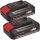 Einhell 4511524 PXC Power X-Change Twinpack akkumulátor, 18V, 2.5Ah (2db/csomag)