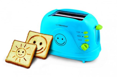 Esperanza EKT003B Smiley kenyérpirító, 750W, kék