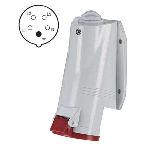 SCAME ipari falon kívüli aljzat 5p 16a/400v IP44 (A6211)