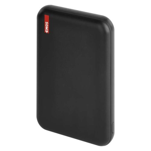 EMOS Powerbank WI 521, 5 000 mAh, 20 W+Wireless, fekete (B0545B)
