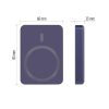 EMOS Powerbank WI 522, 5 000 mAh, 20 W+Wireless, kék (B0555BL)