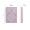 EMOS Powerbank WI 522, 5 000 mAh, 20 W+Wireless, lazac (B0555S)