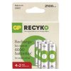 GP ReCyko B25216 2100mAh NiMH AA/HR6 ceruza akkumulátor (6 darabos kiszerelésben rendelhető, az ár darabonként értendő)