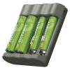 GP Akkumulátor töltő Recharge B441+2xAA Recharge 2100mAh+2xAAA Recharge 800mAh (B50449)