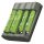 GP Akkumulátor töltő Recharge B441+2xAA Recharge 2100mAh+2xAAA Recharge 800mAh (B50449)