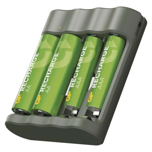 GP Akkumulátor töltő Recharge B441+2xAA Recharge 2100mAh+2xAAA Recharge 800mAh (B50449)