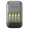 GP ReCyko B56499 Charge 10 szuper gyors akkumulátor töltő (S491) + 4 db AA ReCyko 1700mAh akkumulátor