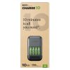 GP ReCyko B56499 Charge 10 szuper gyors akkumulátor töltő (S491) + 4 db AA ReCyko 1700mAh akkumulátor