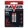 RAVER Lítium elem AAA 2db/bliszter (B7811)