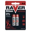 RAVER Lítium elem AA 2db/bliszter (B7821)