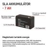 EMOS Ólomakkumulátor 12V 7Ah (B9691)