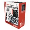 Emos D1CC03 karácsonyi fényfüzér, jégcsap, 2.9x0.9méter, 100LED, kül- és beltéri, hideg fehér, időzítő