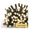 Emos D2CW01 PROFI sorolható karácsonyi fényfüzér, jégcsap, 3x0.4méter, 50LED, kültéri, meleg fehér, fekete