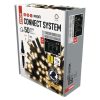 Emos D2CW01 PROFI sorolható karácsonyi fényfüzér, jégcsap, 3x0.4méter, 50LED, kültéri, meleg fehér, fekete
