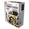 Emos D2CW03 sorolható karácsonyi fényfüzér, jégcsap, 3x0.4méter, villogó 50LED, kültéri, meleg fehér, fekete