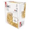 Emos D3CW01 karácsonyi fényfüzér, jégcsap, 1.7x0.7méter, 54LED, kül- és beltéri, meleg fehér, 8 program