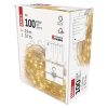 Emos D3CW02 karácsonyi fényfüzér, jégcsap, 2.9x0.7méter, 100LED, kül- és beltéri, meleg fehér, programozható