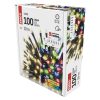 Emos D4AH01 LED karácsonyi fényfüzér, 10m, 100LED, kül- és beltéri, meleg fehér/többszínű, programozható