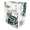 Emos D4CC01 karácsonyi fényfüzér, jégcsap, 3.6x0.7méter, 200LED, kül- és beltéri, hideg fehér, 8 program
