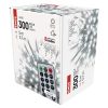 Emos D4CC02 karácsonyi fényfüzér, jégcsap, 5x0.7méter, 300LED, kül- és beltéri, hideg fehér, távirányító, 8 program